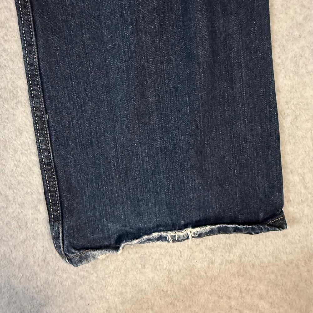 Levis 527 Mens Low Boot Cut Jeans Dark Wash Denim W38‎ L30 - Picture 12 of 16